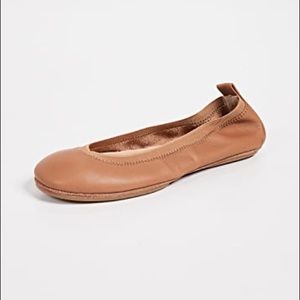 Yosi Samra Tan Ballet Flats